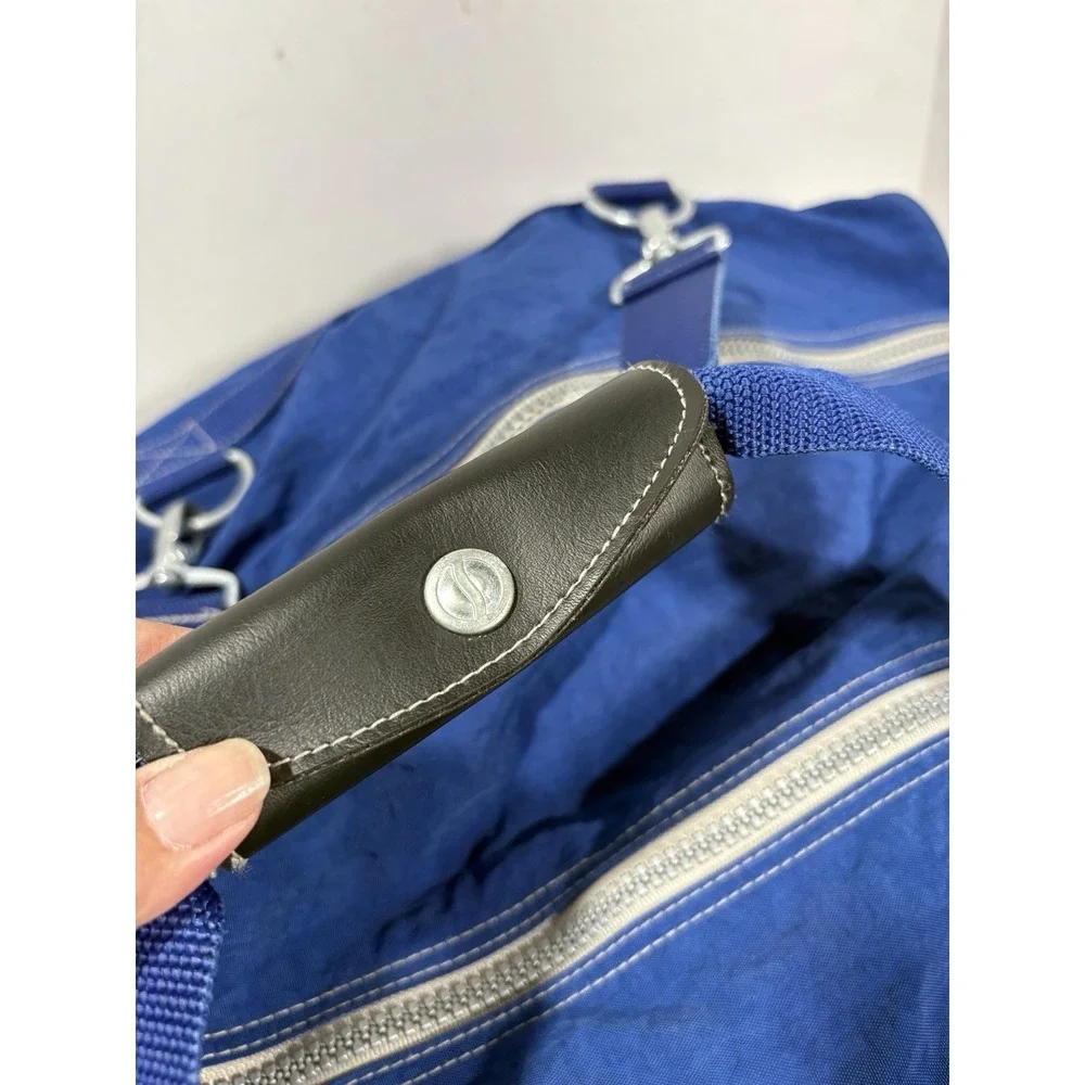 PEPSI COLA Blue X-LARGE Nylon Two-In-One Duffle Bag 1990's W/ Detachable Side